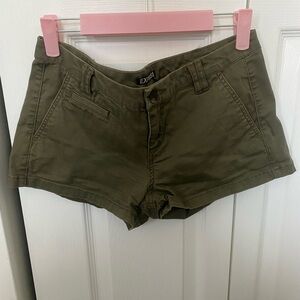 Express Women's Khaki Cargo Shorts